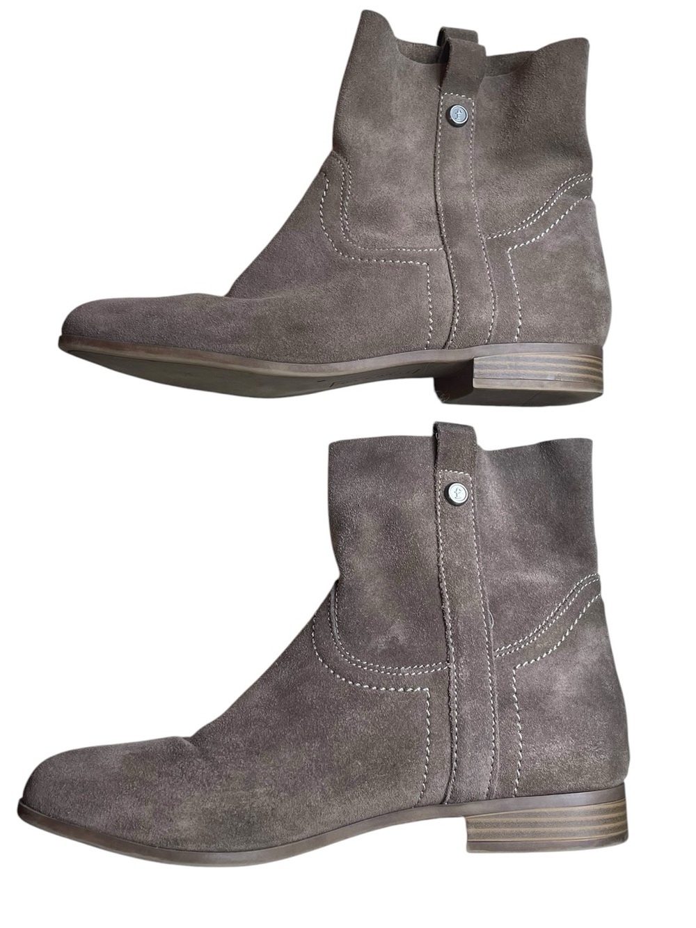 Frye & Co Women's Boots Sz 9.5 Sarah Shortie Ankle Boots Suede Leather western